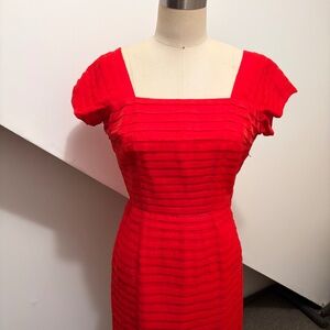 Vintage 1950’s red wiggle dress